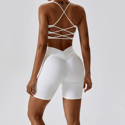 Hustle Shorts + Open Back Set