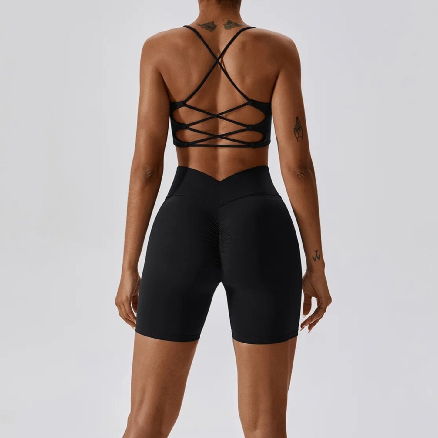 Hustle Shorts + Open Back Set