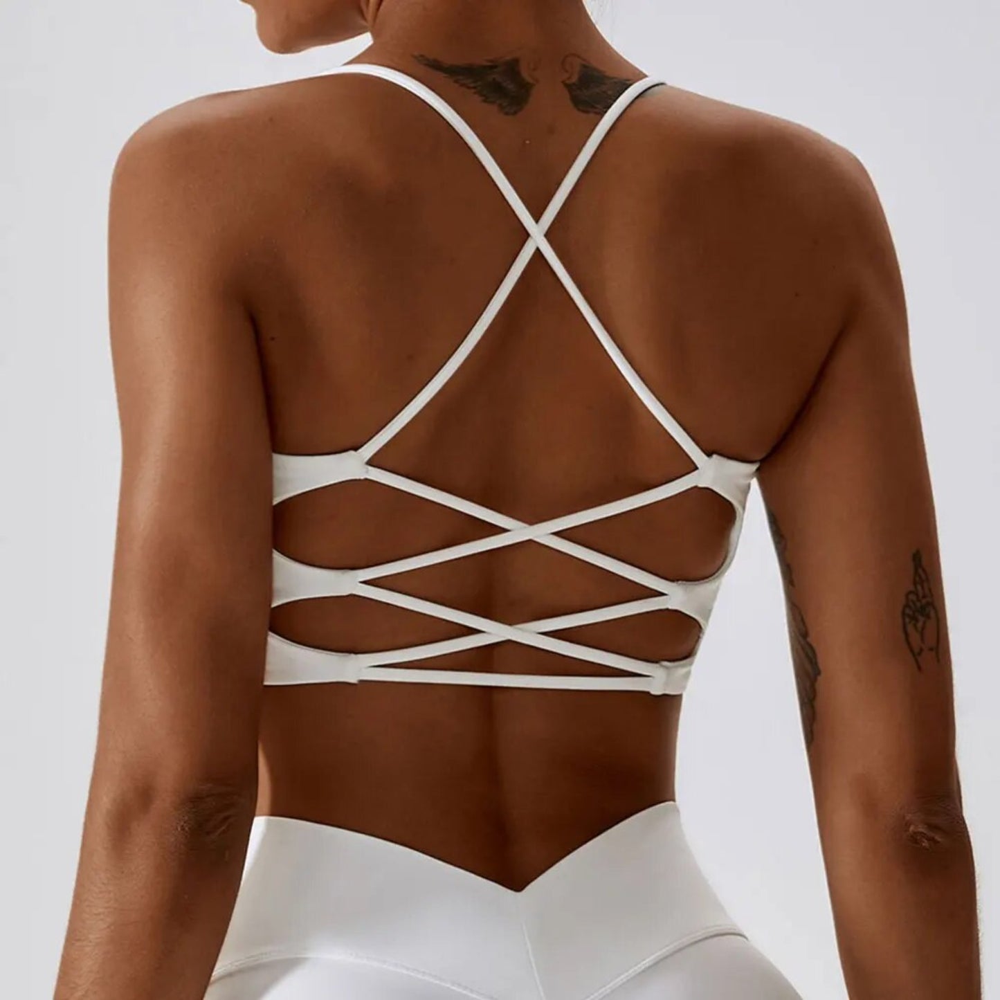 Hustle Open Back Sports Bra