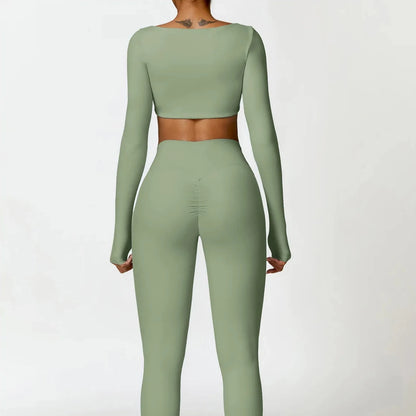 Vital Cropped Long Sleeve + Leggings Set