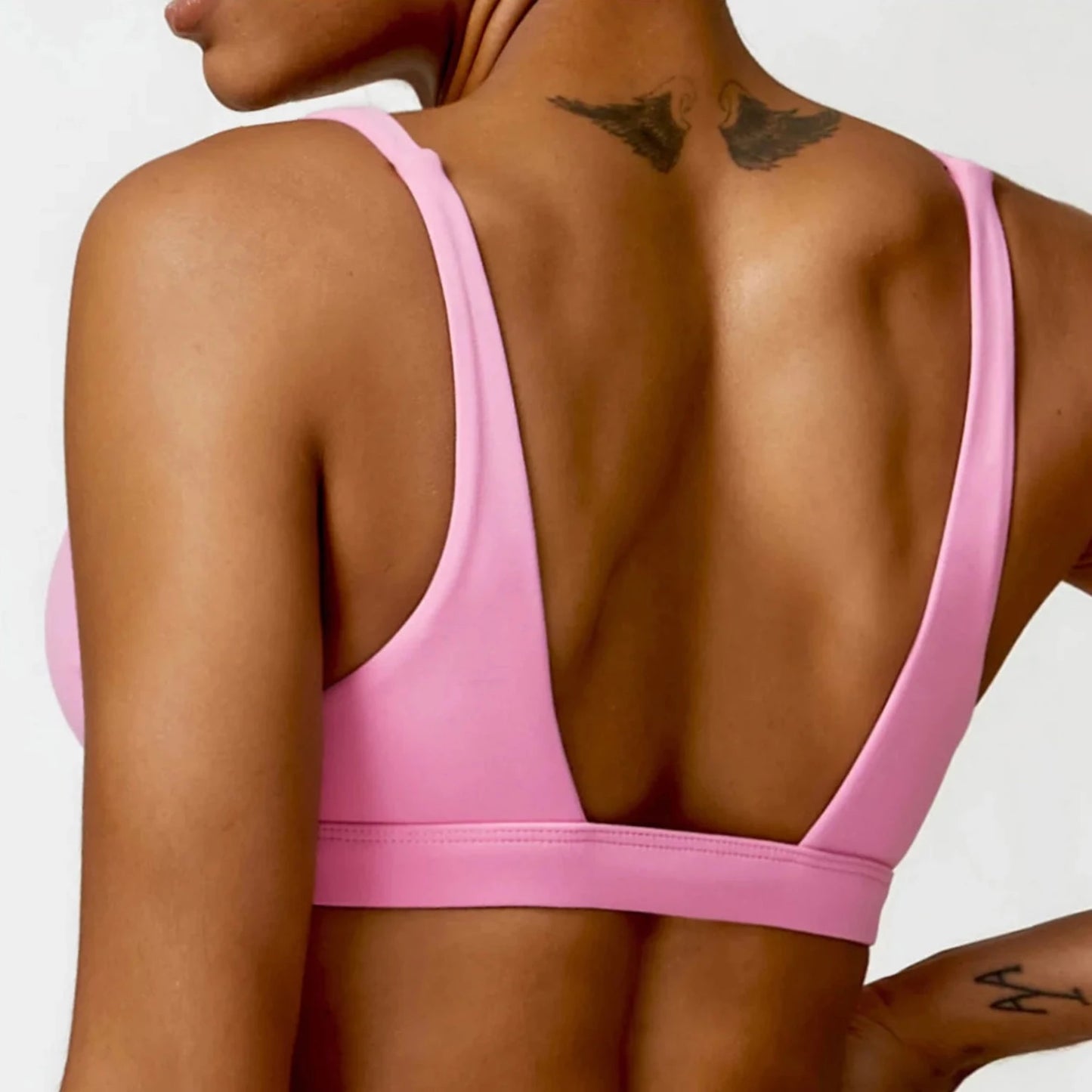 Power V Cut Sports Bra