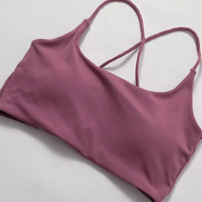 Hustle Open Back Sports Bra